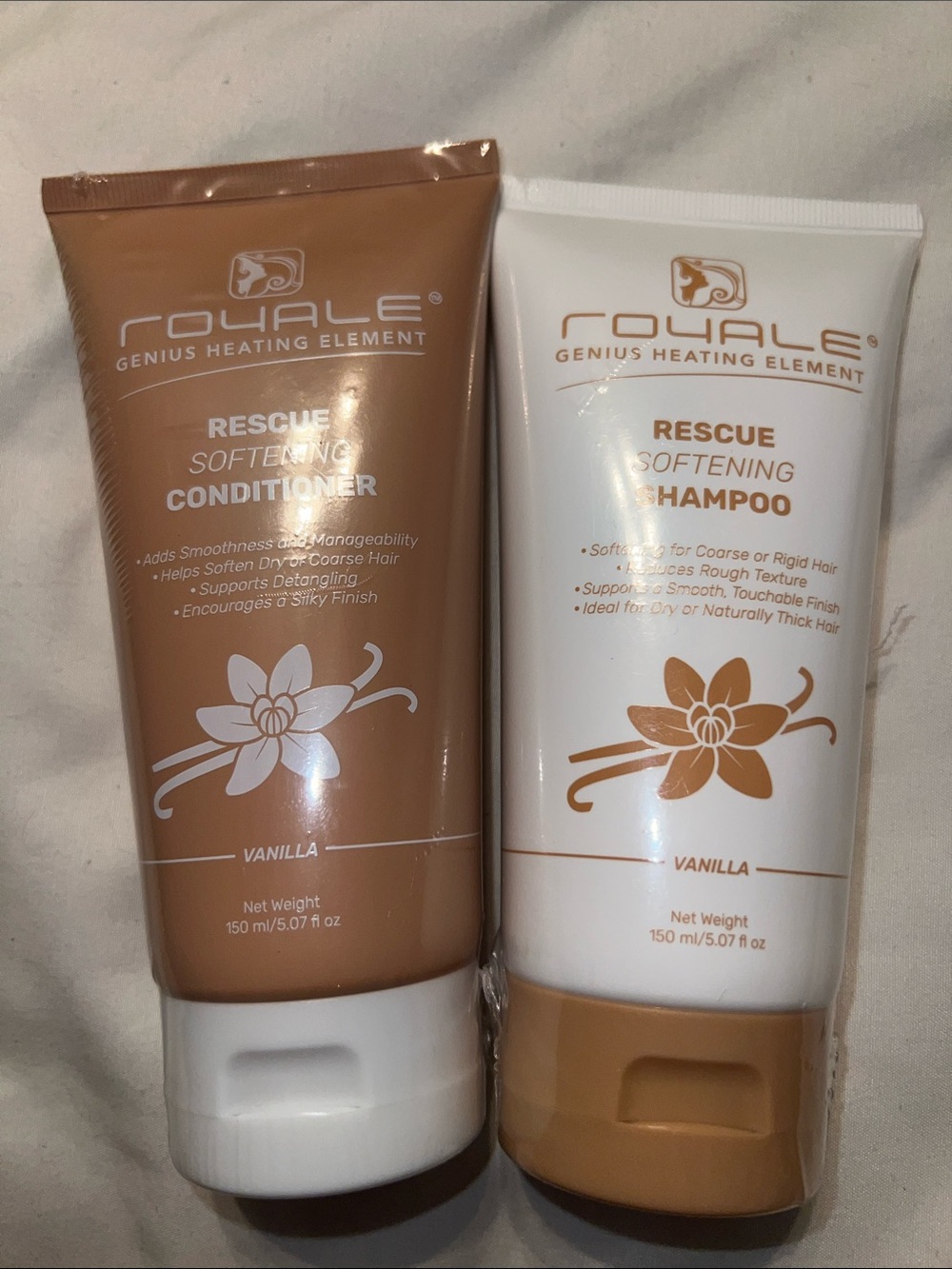 Royale genius heating element rescue conditioner and shampoo